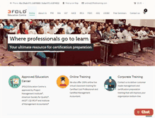 Tablet Screenshot of 3foldtraining.com